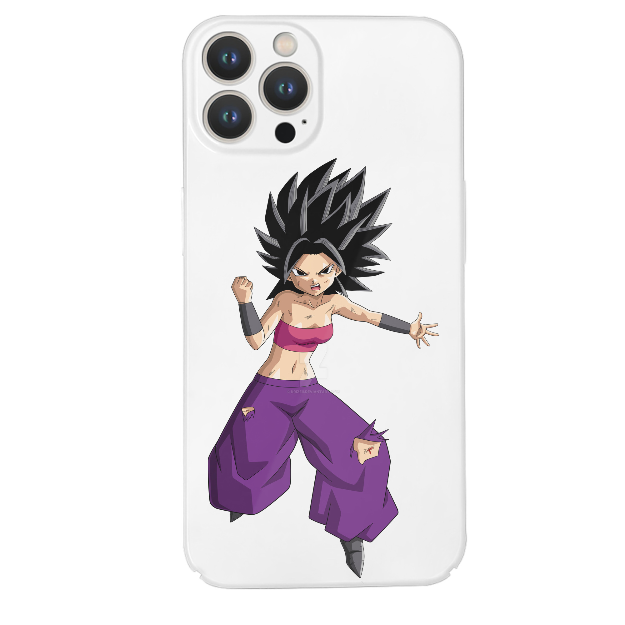 （画像用） ドラゴンボール カリフラ DRAGON BALL Caulifla 【iPhone 14シリーズ対応】ハードケース